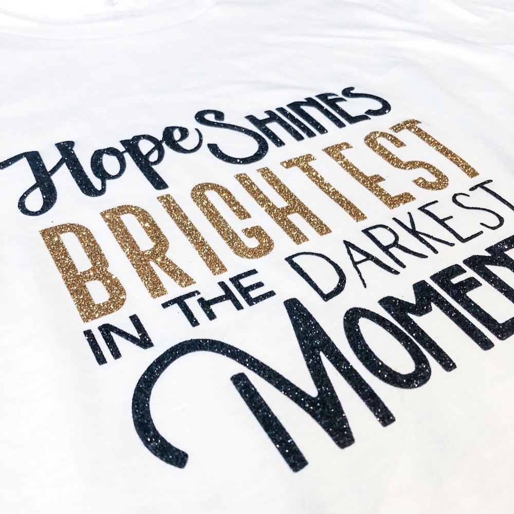 Hope Shines Bright Christian T Shirt - Picture 3 of 10